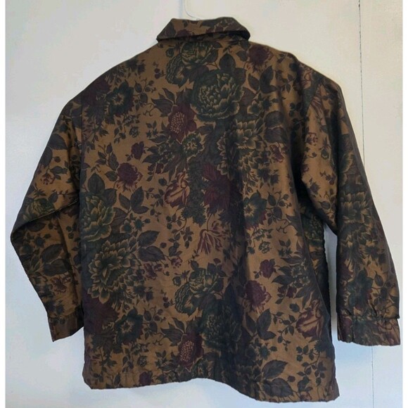 Vintage Betmar Jacket Womens M Floral Bomber Artsy Festival Fall Boho Harvest - Picture 5 of 7
